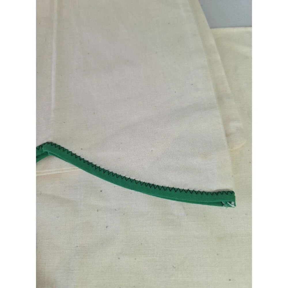 Vintage Southern Belle Applique Pillowcases Pair Handmade RicRac Cottage Linens